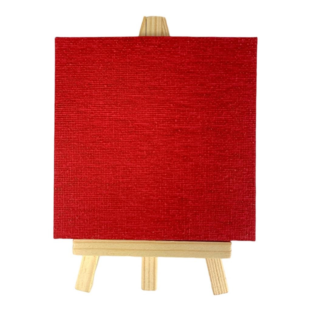 مجموعة لوحات رسم كانفاس ملون ١٠ × ١٠ سم ٢٤ قطعة