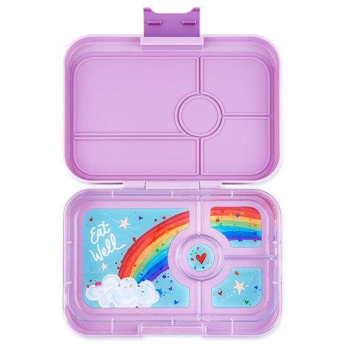 Yumbox Tapas Rainbow 4C Lunch Box - Seville Purple || علبة غداء يامبوكس تاباس Rainbow 4C - Seville Purple