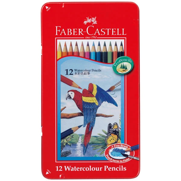 Faber Castell WaterColor Pencils with Brush