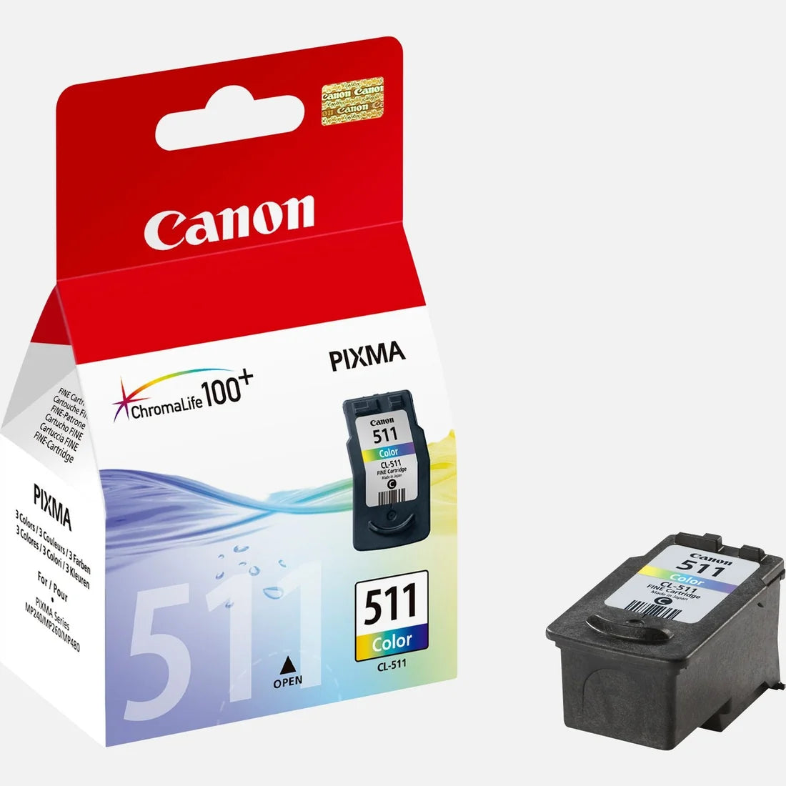 خرطوشة حبر طابعة Canon 511 – ألوان
