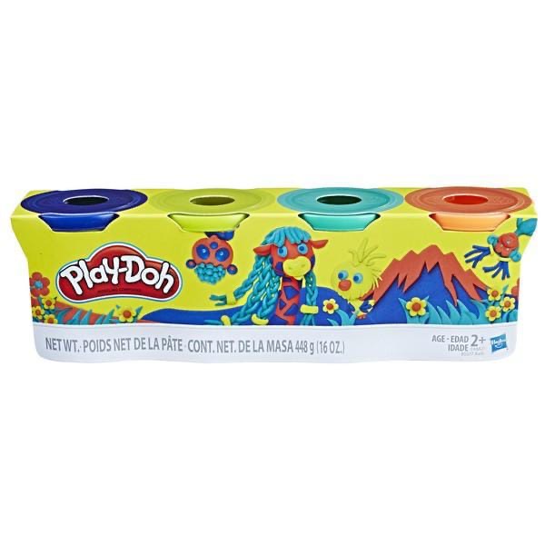 Play-Doh 4 Color Set #2 || طين صلصال بلاي دو ٤ لون مجموعة ٢