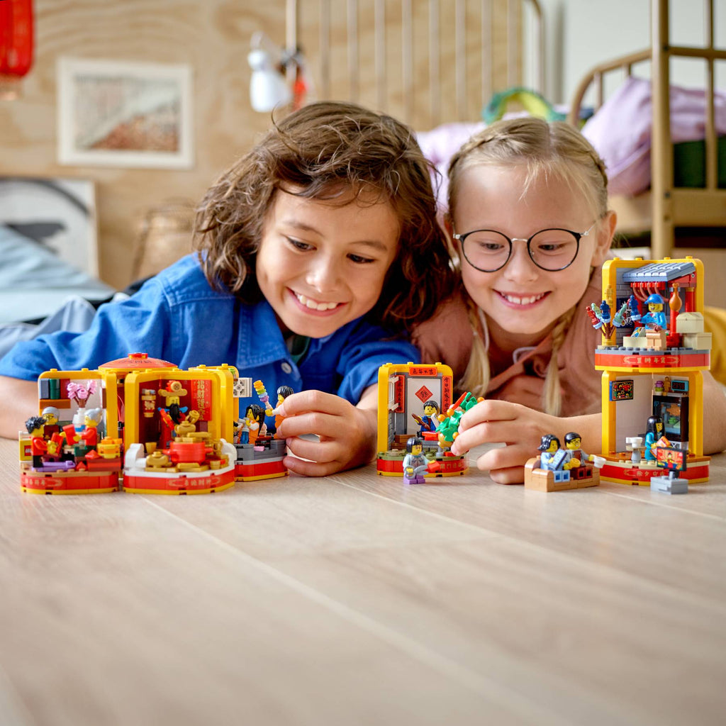 Lego LUNAR NEW YEAR TRADITIONS || ليقو تقاليد السنة القمرية الجديدة
