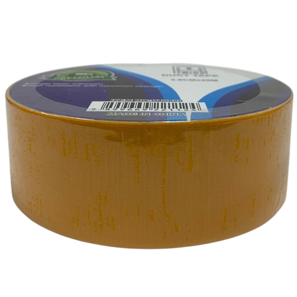 A&T Twins Duct Tape 3.8 cm x 20 M Medium Size Yellow Color || تيب قماش توينز اي اند تي لون اصفر حجم وسط ٣.٨ سم * ٢٠ متر