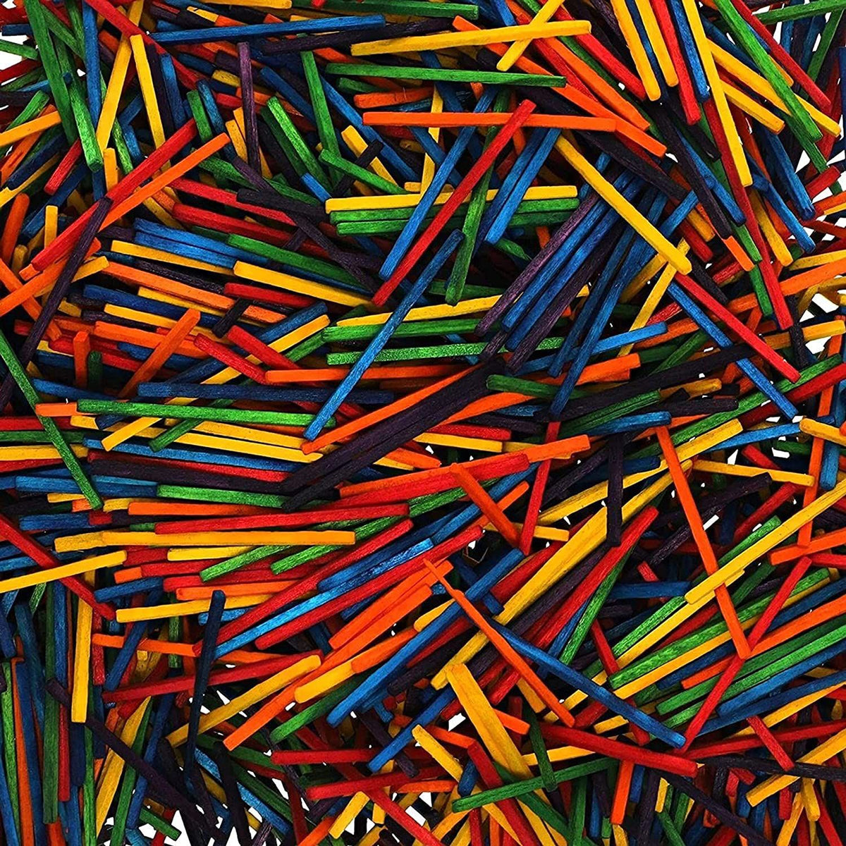Colored Wooden Sticks || اعواد خشبية ملونة