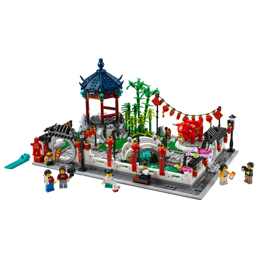 مجموعة ليقو احتفالية فانوس الربيع || Lego Spring Lantern Festival
