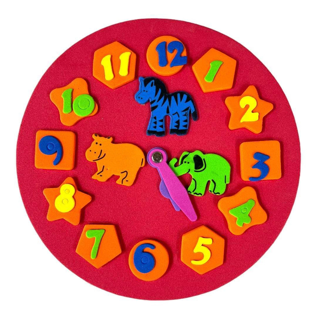 Foam Clock Children Toys || لعبة اطفال ساعة فوم تعليمية