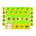 لعبة الأرنب والجزر من قماش الجوخ || Felt Fabric Games Rabbit & Carrot
