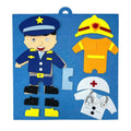 ألعاب المهن المصنوعة من الجوخ || Felt Fabric Games Professions