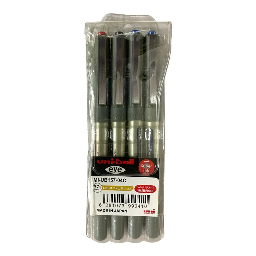 Uniball eye Colored Pens 4 Colors