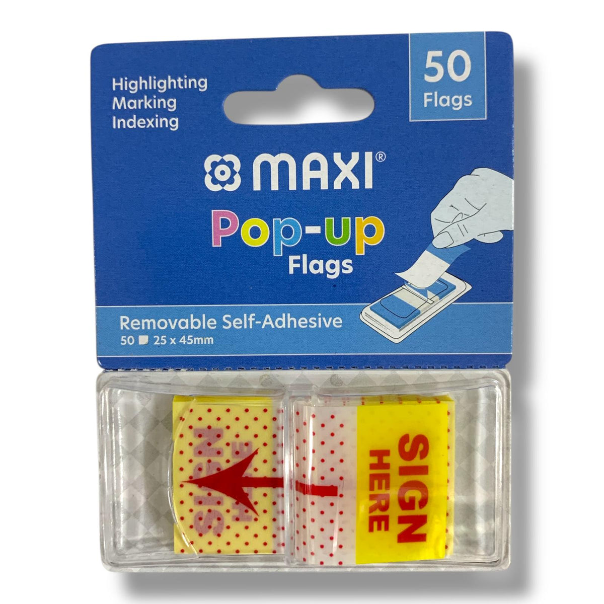 Maxi Pop Up Flags 50 Pcs || 50 علامة لاصقة ماكسي بارزة