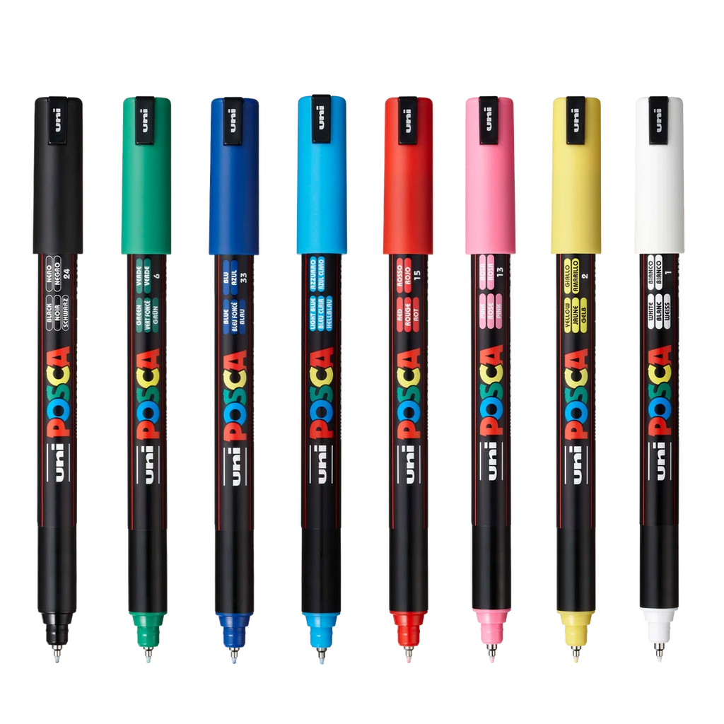 Posca Markers 8 Colors PC- 1MR -0.7