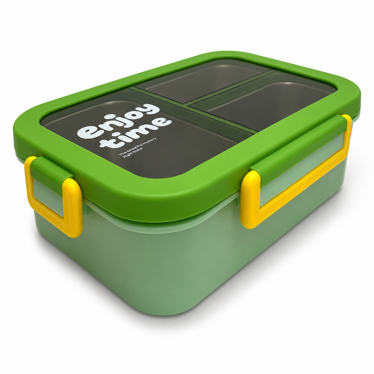 Lunch Box 3 Sections Green || لانش بوكس 3 أقسام أخضر