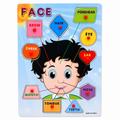 Puzzles Face Parts 10 Pcs || بازل اجزاء الوجه ١٠ قطعه