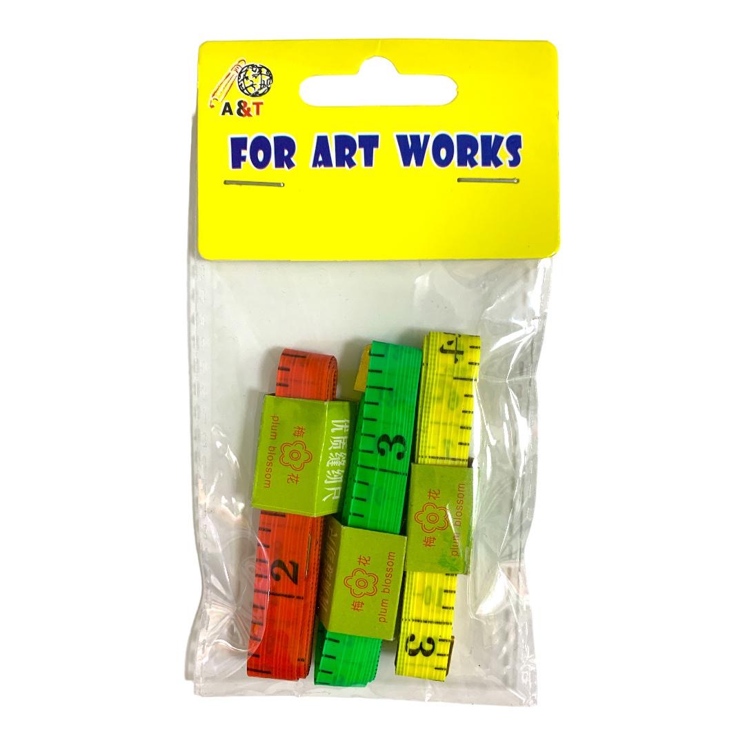 Tape Meter 3 Pc Pack || متر قياس ٣ حبة