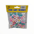 كرات بوم بوم صغيرة قطنية بألوان الباستيل || Pastel Colored Cotton Mini Pom Pom Balls