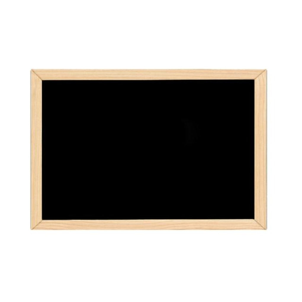 Black Board 20 x 30 Cm || لوحة طباشير صبوره اسود بلاك بورد اطار خشبي حجم ٢٠*٣٠ سم