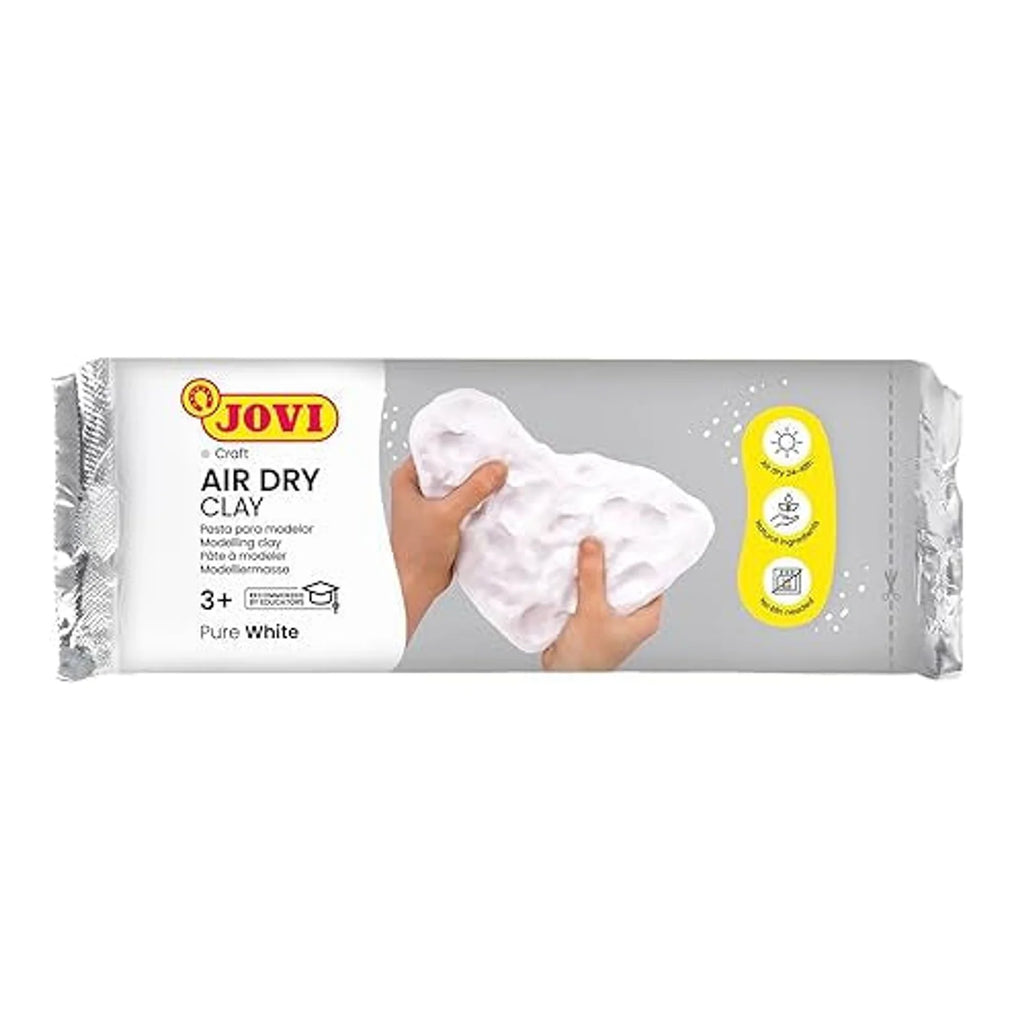 Jovi Air Dry Clay Pure White Modeling Clay 500 gram