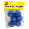 A&T Glitter Cotton Blue || زري قطن ازرق