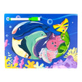 Whale Puzzle with Whiteboard || بازل مع سبورة بيضاء حيوانات شكل حوت
