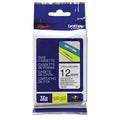 Brother 12mm Black on White Tape || ليبل برثر ١٢ مل حبر اسود على ليبل ابيض
