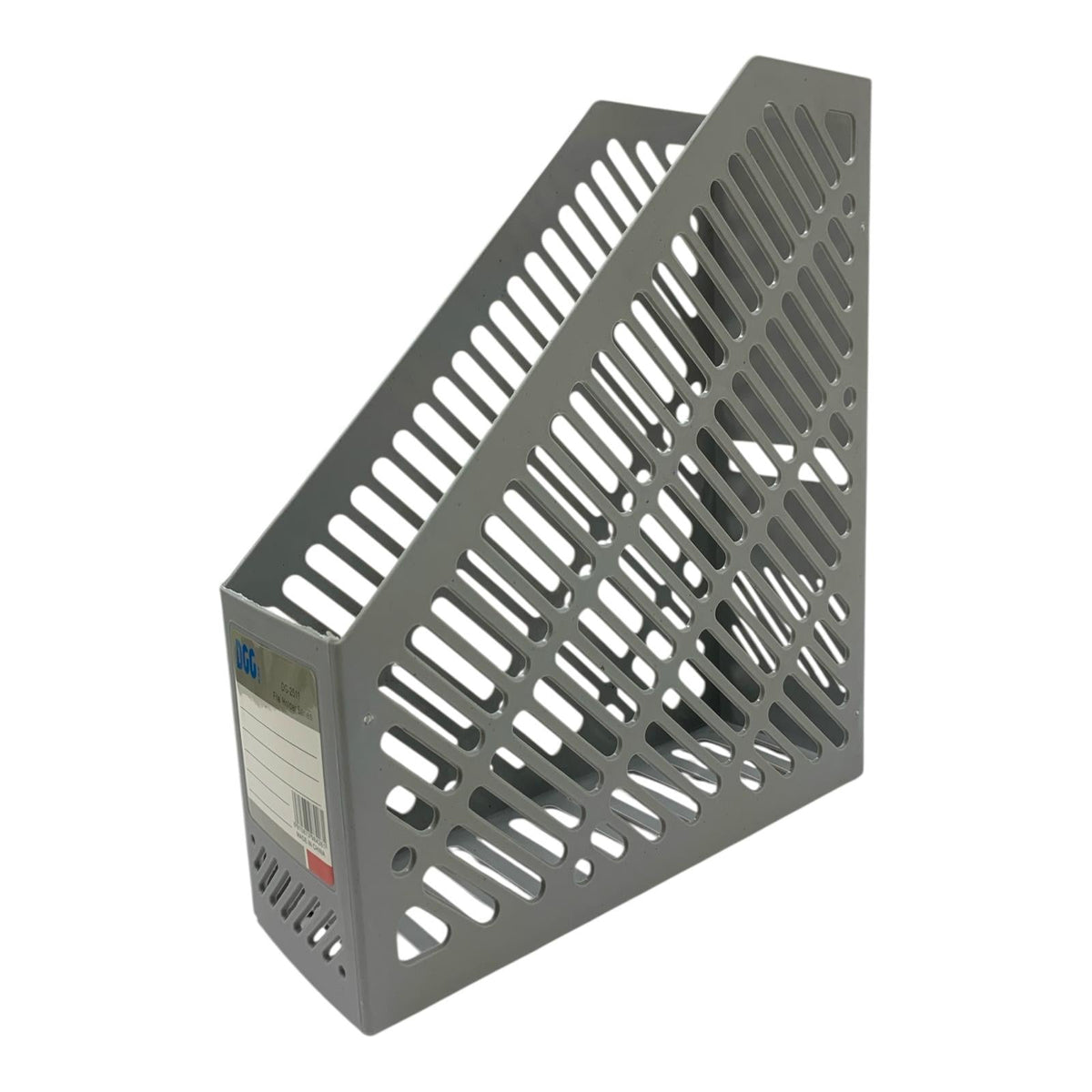 حافظة مجلات بلاستيكية رمادية اللون || Grey Plastic Magazine File