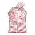معطف مطر للكبار بنقاط حمراء || Red Polka Dots Adult Rain Coat