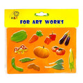 قوالب رسم الخضروات (ستنسل) || Vegtables Stencil Rulers