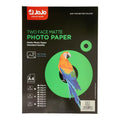 Jojo Two Face Matte Photo Paper 50 Sheets A4 Size 140 gsm || ورق تصوير جوجو مطفي وجهين، 50 ورقة، مقاس A4، سماكة 140 جرام