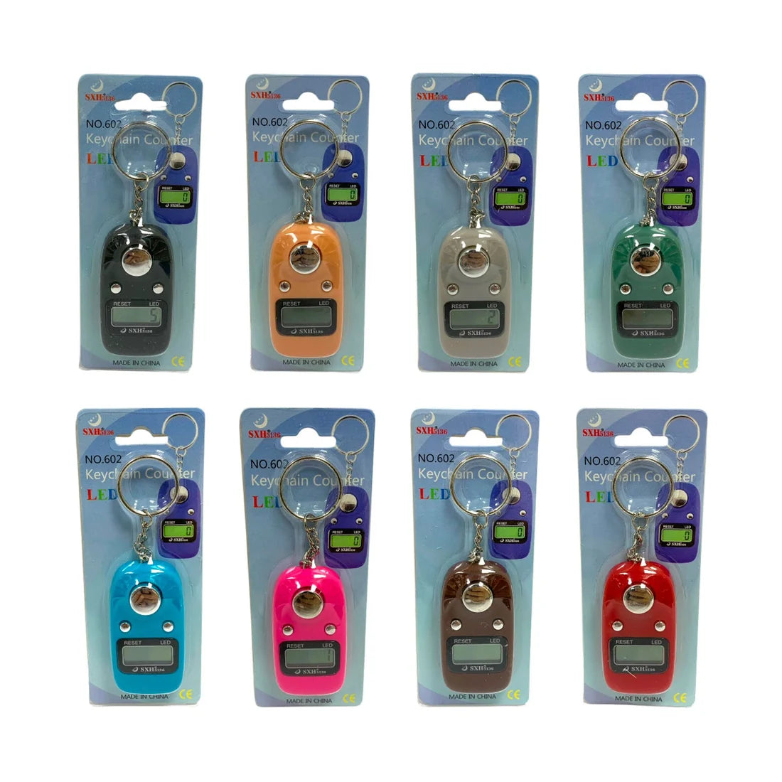 Tasbih Ring With Keychain Assorted Colors