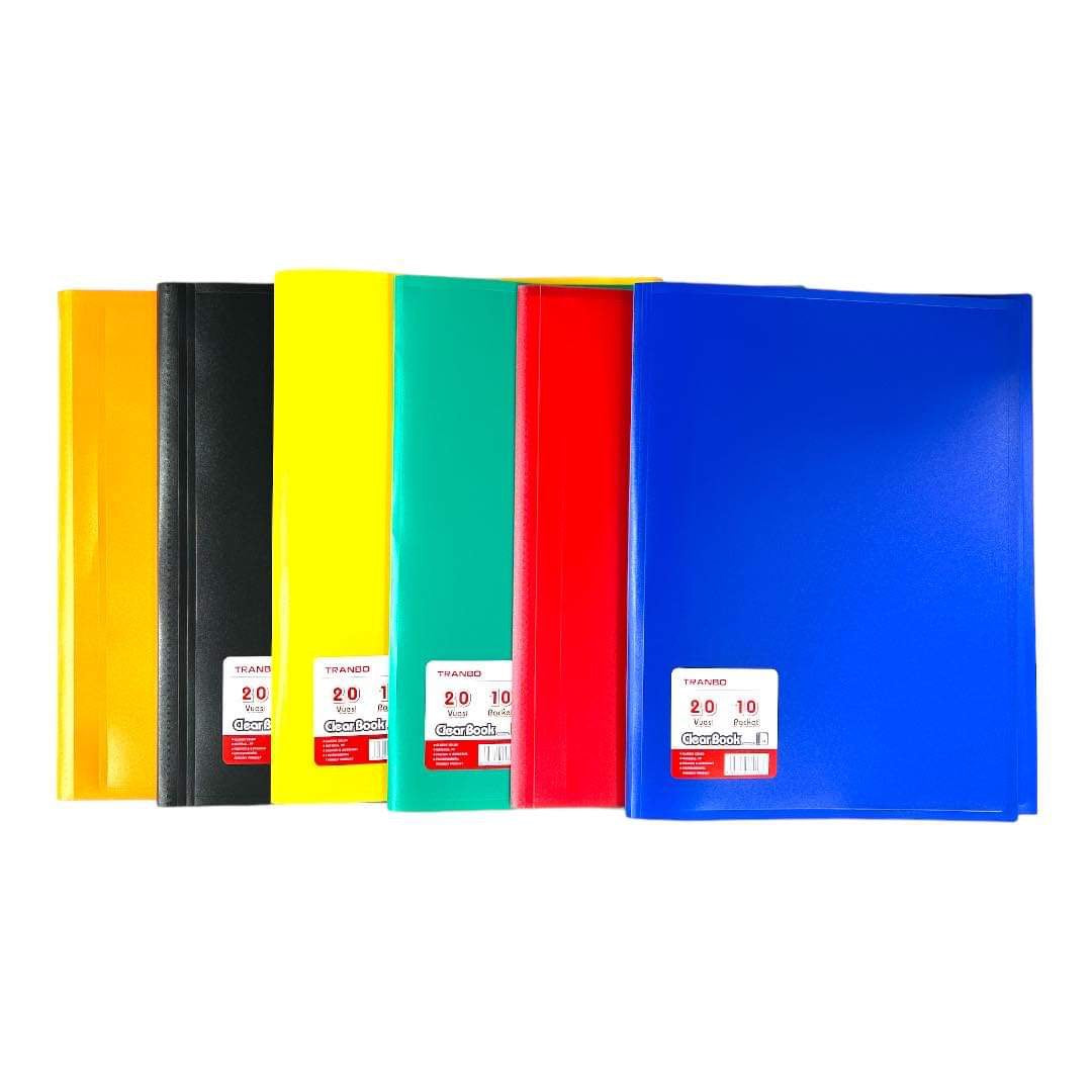 A&T Pocket File 10 Pockets Assorted Colors || ملف جيوب أي آند تي ١٠ جيوب ألوان متنوعة
