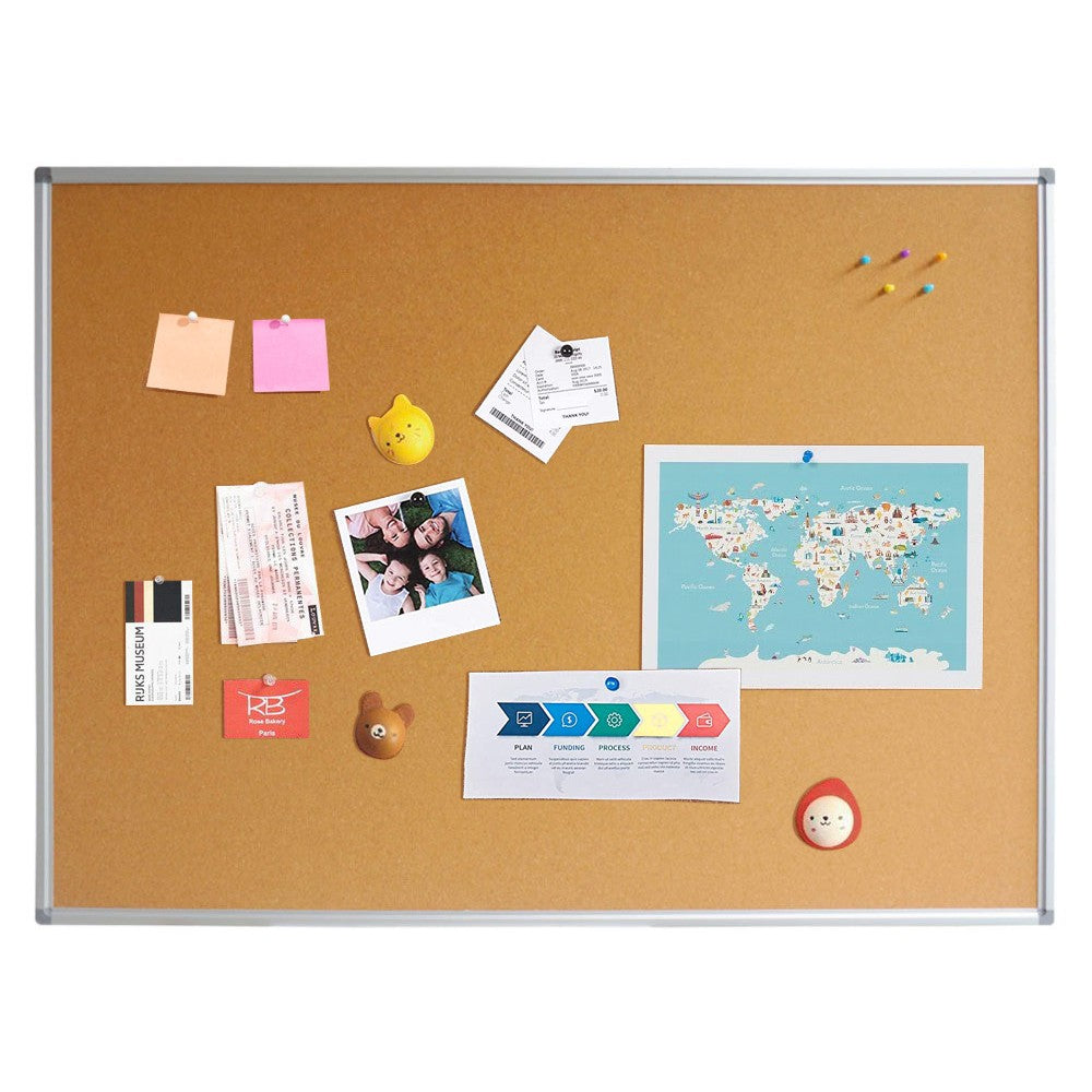 Cork Wall Board Pin Plate 60*90 cm || لوحه اعلانات و ملاحظات خشب دبوس كورك بورد 60*90 سم