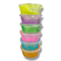 مجموعة 6 عبوات سلايم شفاف || Play Set 6 Clear Slime