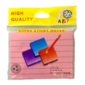 A&T Sticky Note Pastel Colors 4 x 3 || ورق ملاحظات لاصق ستيكي نوت ألوان باستيل مقاس 4 × 3