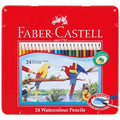 Faber Castell Watercolor Pencils 24 Colors Tin Case