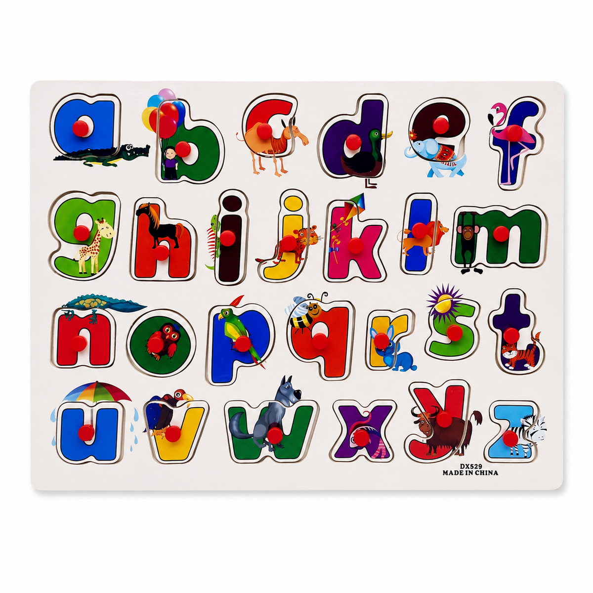 بازل أحرف إنجليزية صغيرة ٢٦ قطعة