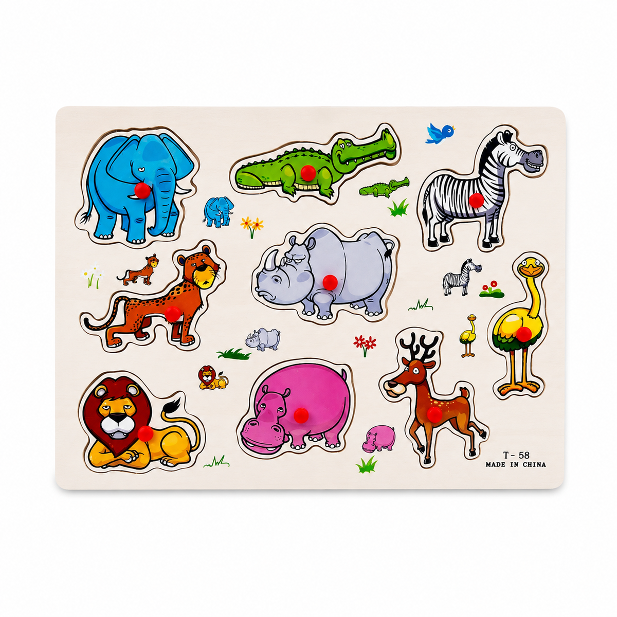 Puzzles Animals 9 Pcs || أحجية الحيوانات ٩ قطع