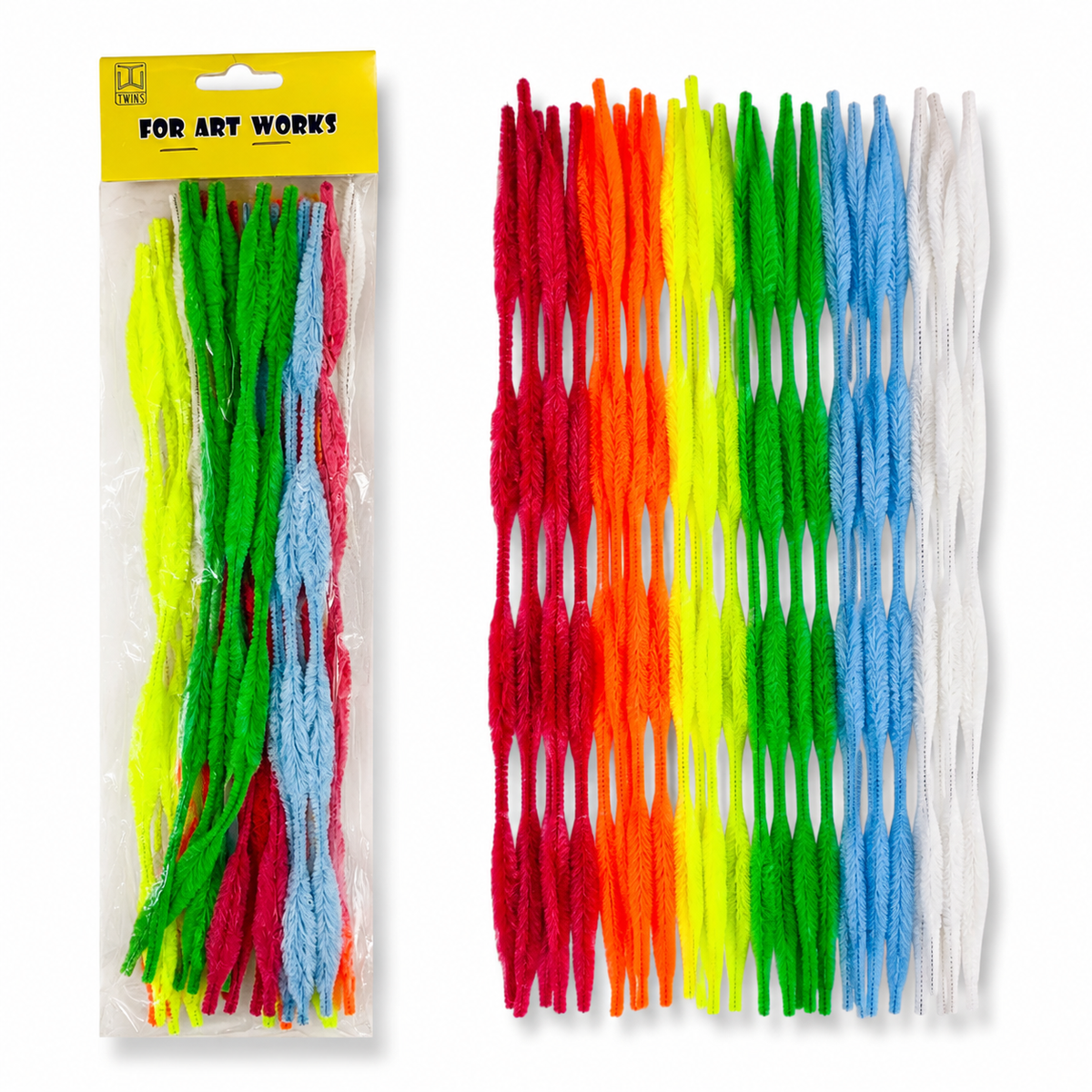 Wavy Colored Sticks || أعواد ملونة مموجة