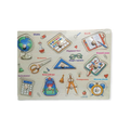 Puzzles School Supplies 10 Pcs || بازل لوازم المدرسة ١٠  قطعة