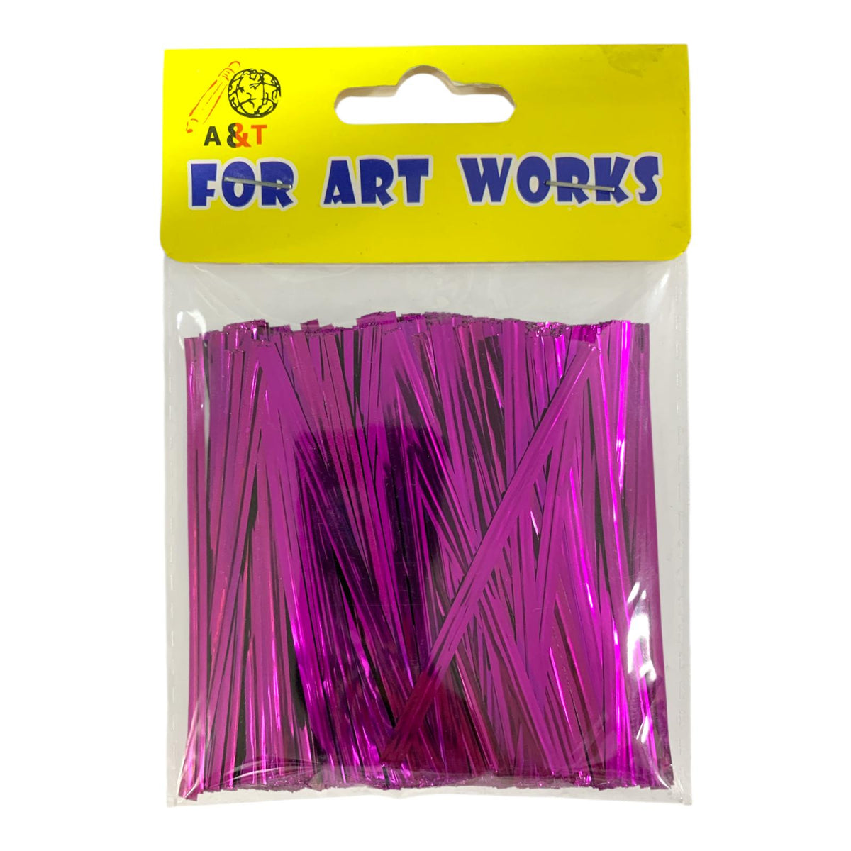 A&T DIY Plastic Sticks 10 cm Purple Color || أعواد بلاستيك ملونة يدوية الصنع مقاس 10 سم لون بنفسجي