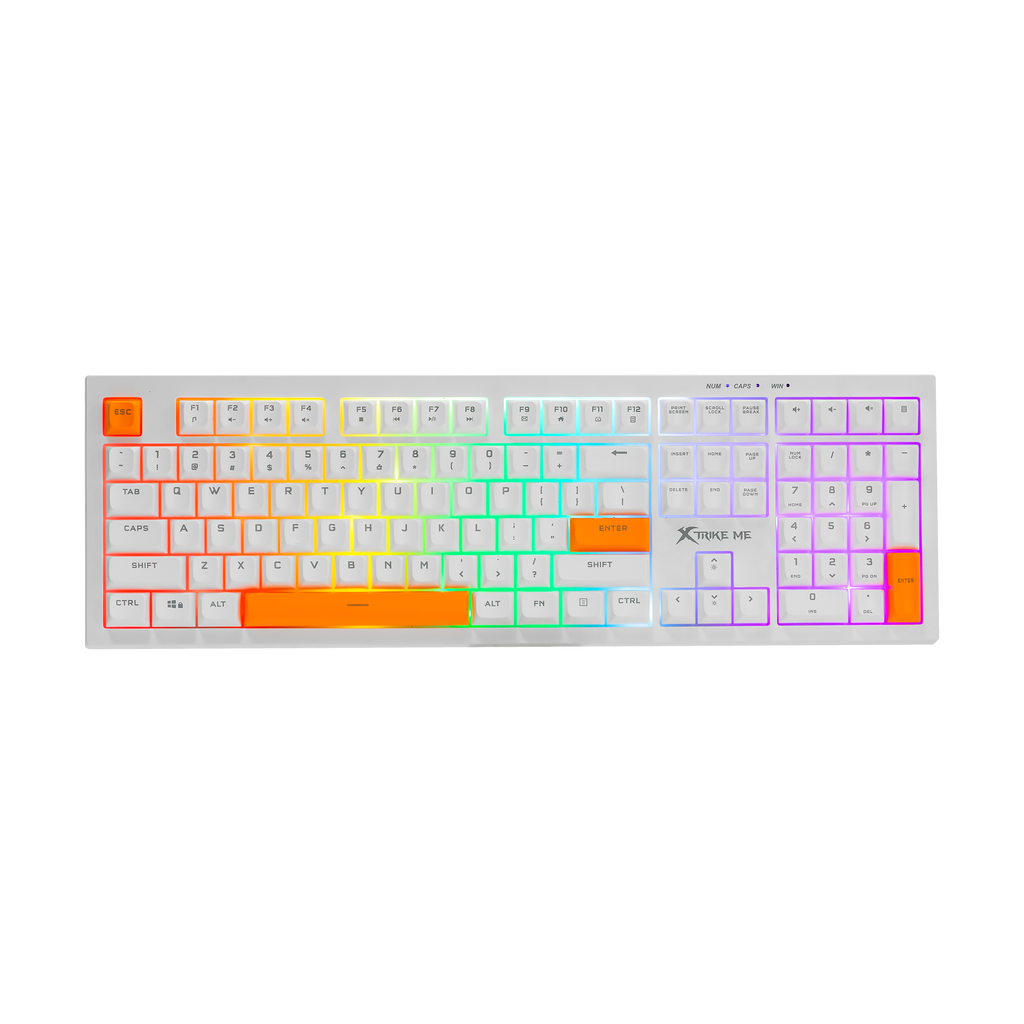 لوحة مفاتيح الألعاب Xtrike Me XT-KB-512 باللون الأبيض || Xtrike Me Gaming Keyboard XT-KB-512 WH
