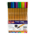 Cello Fineliner Pen Marker 12 Colors