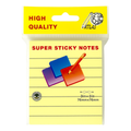 A&T Yellow Lined Super Sticky Notes 3x3 || ورق ملاحظات لاصق من A&T، مسطر، أصفر، 3×3