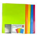 pricDeli 2 Flap Pocket Folder Assorted Colorse0.450