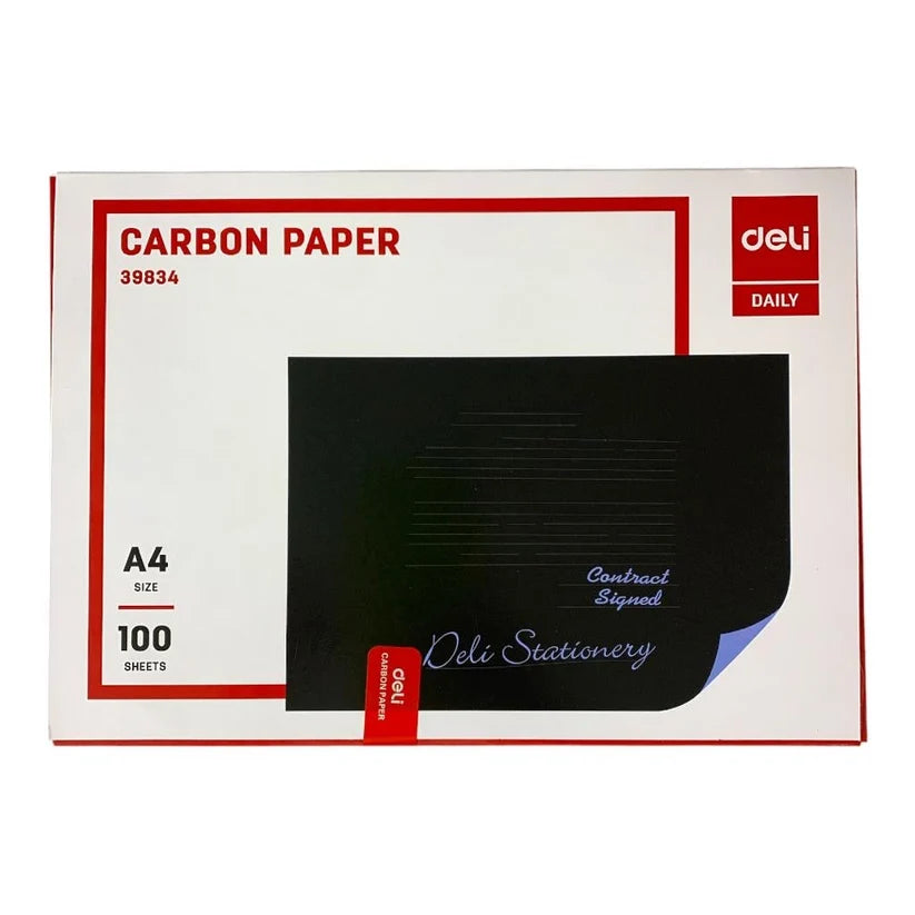 Deli Carbon Paper Pack Blie Color 100 Sheets