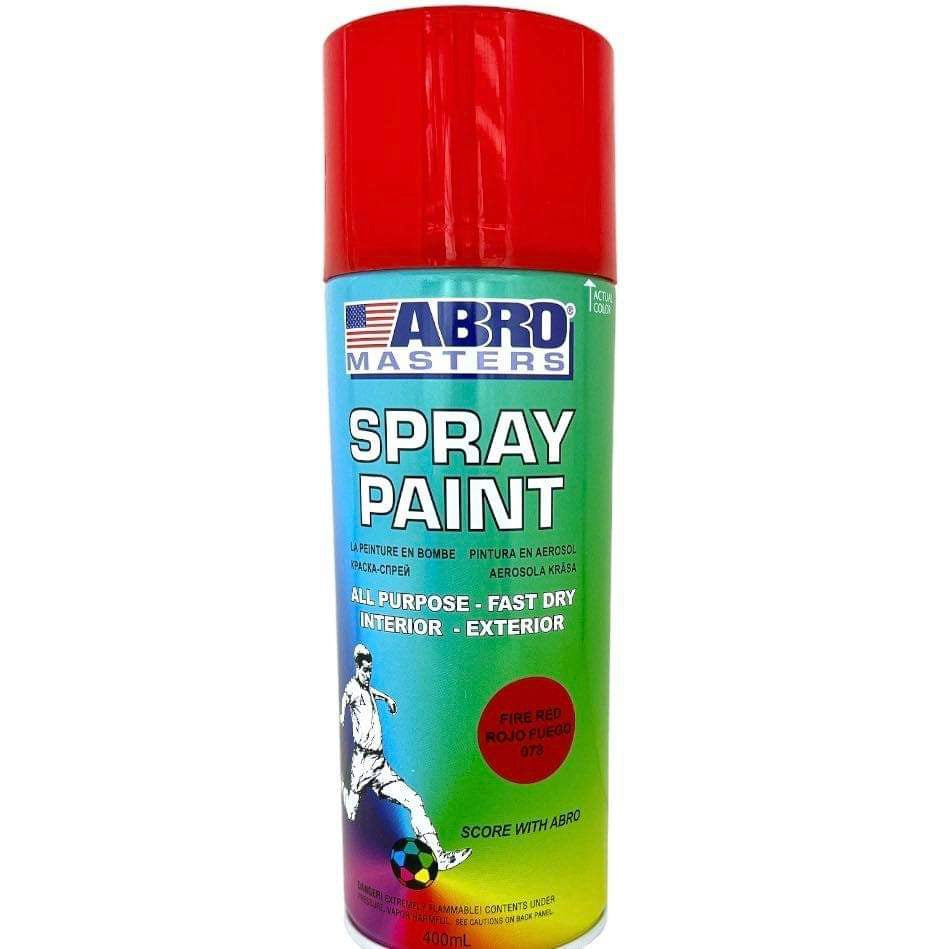 Abro Spray Paint Fire Red || دهان سبراي أبرو أحمر ناري