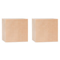 Wooden Cubes Jumbo Size Set of 2 || مكعبات خشب حجم جامبو شد 2