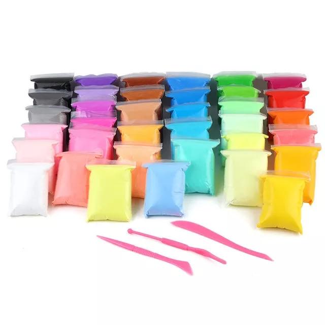 Cotton Slime 36 colors || سلايم قطني ٣٦ لون