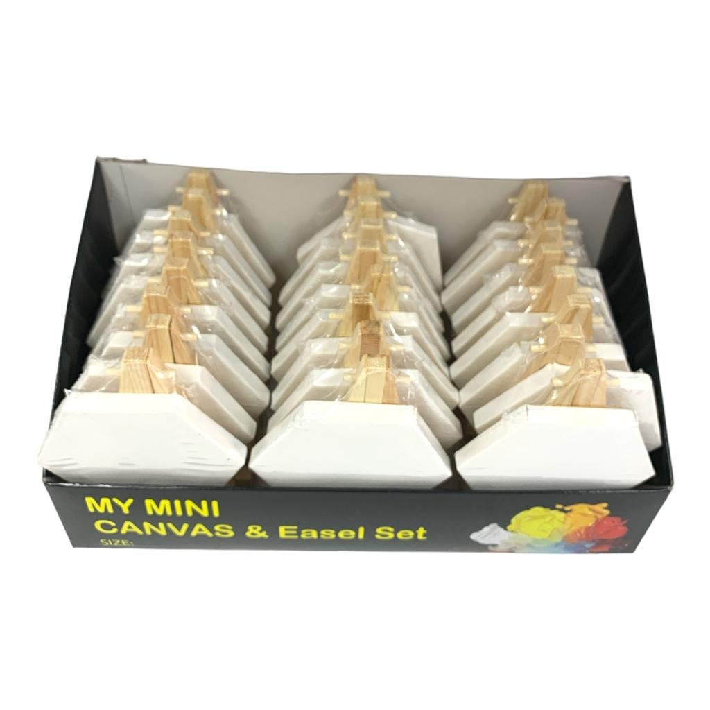 Hexagon Canvas Set 10 cm 24 pcs || مجموعة لوحات رسم كانفاس سداسية 10 سم 24 قطعة