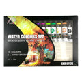 A&T Water Color Set 12 Colors with Brushes and Pallete