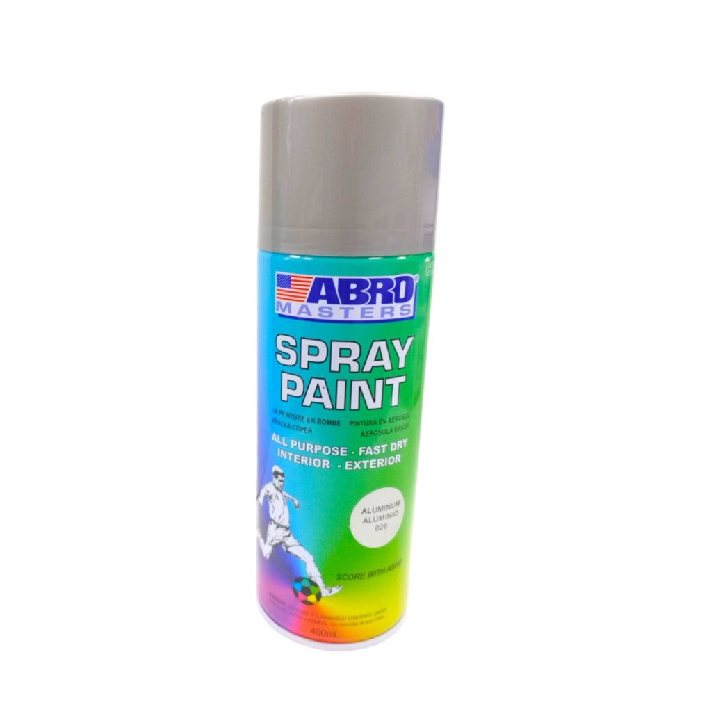 Abro Spray Paint Grey || بخاخ طلاء رمادي من أبرو